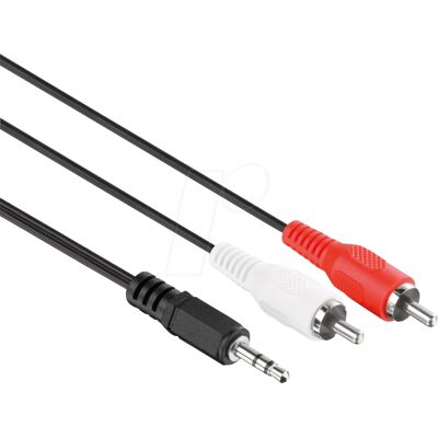 HDSUPPLY C030-030-V2 - 3.0 m - 3.5 mm to RCA - Black - Cable HDSUPPLY C030-030-V2 - 3.0 m - 3.5 mm to RCA - Black - Cable