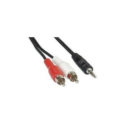HDSUPPLY LP-AA115-V2 - Audio Cable - 0.1 m - 3.5mm Stereo Jack - 2 RCA Connectors HDSUPPLY LP-AA115-V2 - Audio Cable - 0.1 m - 3.5mm Stereo Jack - 2 RCA Connectors