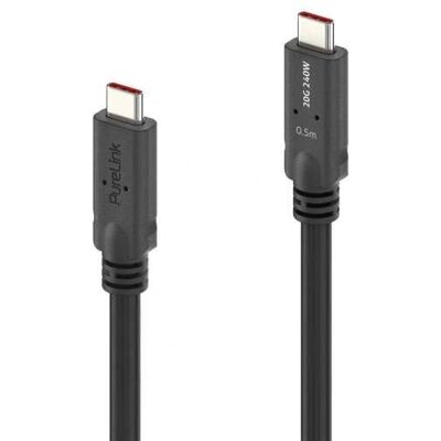 PureLink PI6500-005 USB-Kabel - USB4 20Gbps 240W 8K 0,5m PureLink PI6500-005 USB-Kabel - USB4 20Gbps 240W 8K 0,5m