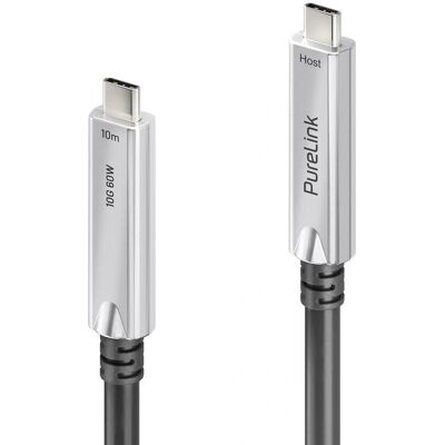 PureLink - FX-I605-010 - USB-C Fibre Hybride - 10 Gbps - Câble USB PureLink - FX-I605-010 - USB-C Fibre Hybride - 10 Gbps - Câble USB