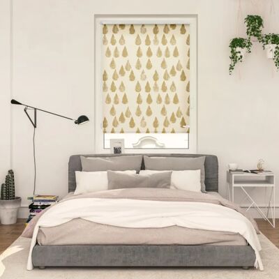 Lichtblick Original Seitenzugrollo Gold Drop - 150cm Verdunkelung Lichtblick Original Seitenzugrollo Gold Drop - 150cm Verdunkelung