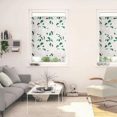 Lichtblick Monstera Faltrollo - Individuell Breite, Made in Germany Lichtblick Monstera Faltrollo - Individuell Breite, Made in Germany