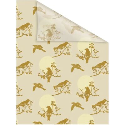 Lichtblick Original Moon Birds Fensterfolie - Sichtschutz, Beige, 100x100cm Lichtblick Original Moon Birds Fensterfolie - Sichtschutz, Beige, 100x100cm
