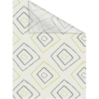 Lichtblick Original Fensterfolie - Beige - Geometrischer Sichtschutz Lichtblick Original Fensterfolie - Beige - Geometrischer Sichtschutz