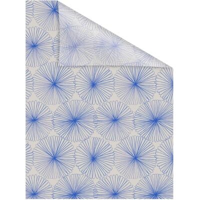 Lichtblick Original Blau Fensterfolie - Sichtschutz, Blumenmuster Lichtblick Original Blau Fensterfolie - Sichtschutz, Blumenmuster