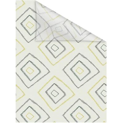 Lichtblick Beigefensterfolie - Selbstklebend, Sichtschutz, Boho Rechteck Lichtblick Beigefensterfolie - Selbstklebend, Sichtschutz, Boho Rechteck