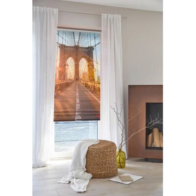 Lichtblick Brooklyn Bridge Orange - 45x150cm Verdunkelungsrollo Lichtblick Brooklyn Bridge Orange - 45x150cm Verdunkelungsrollo