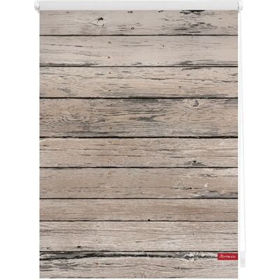 Lichtblick Vintage Holzrollo - 150cm x 70cm - Verdunkelung Lichtblick Vintage Holzrollo - 150cm x 70cm - Verdunkelung