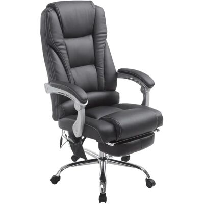 CLP Bürostuhl mit Massage - Verstellbar, Drehbar, Kunstleder - Büro CLP Bürostuhl mit Massage - Verstellbar, Drehbar, Kunstleder - Büro