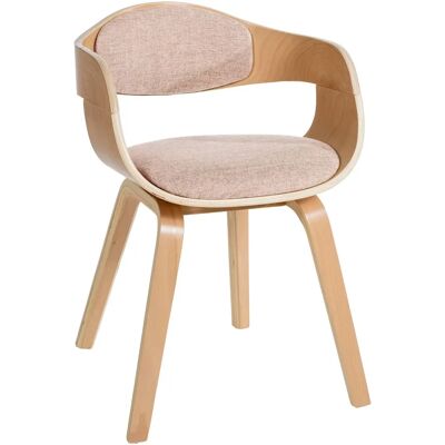 Homestoreking Kingston Fauteuil de Visite Nature/Crème - Fauteuil de Visite - Publicité Homestoreking Kingston Fauteuil de Visite Nature/Crème - Fauteuil de Visite - Publicité
