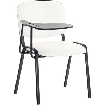 Silla Ken con mesa plegable - Asiento de visitante, Marco metálico Silla Ken con mesa plegable - Asiento de visitante, Marco metálico