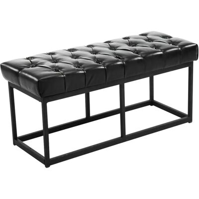 Banco Homestoreking B100 - Taburete de Cuero Sintético Moderno Banco Homestoreking B100 - Taburete de Cuero Sintético Moderno