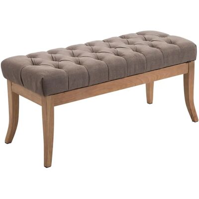Banquette Ramses en Tissu - Taupe Clair Antique - Publicité Banquette Ramses en Tissu - Taupe Clair Antique - Publicité