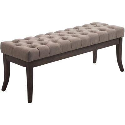 CLP Panca Ramses - Legno Scuro & Tessuto CLP Panca Ramses - Legno Scuro & Tessuto