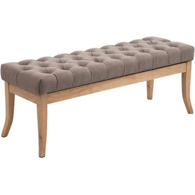 Homestoreking Ramses Divano in Tessuto Taupe - Design Chesterfield Homestoreking Ramses Divano in Tessuto Taupe - Design Chesterfield