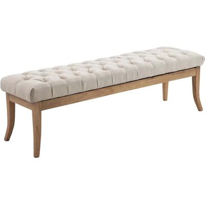 CLP Ramses Banc en Bois Clair et Tissu - Publicité CLP Ramses Banc en Bois Clair et Tissu - Publicité