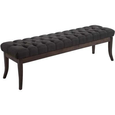 Panca Ramses CLP - Grigio scuro - 150cm - Stile Chesterfield Panca Ramses CLP - Grigio scuro - 150cm - Stile Chesterfield