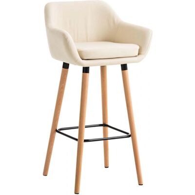 Taburete de barra CLP Grant - Cuero sintético ergonómico - Estilo moderno Taburete de barra CLP Grant - Cuero sintético ergonómico - Estilo moderno