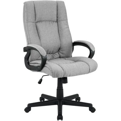 Sedia da ufficio Homestoreking XL Sparta - Regolabile & Girevole - Grigia Sedia da ufficio Homestoreking XL Sparta - Regolabile & Girevole - Grigia