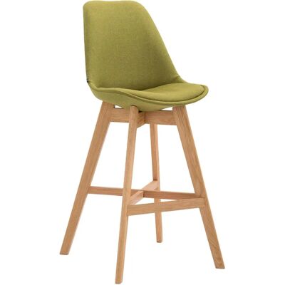 Taburete de bar CLP - Verde/Natural - Diseño nórdico moderno - Altura ajustable Taburete de bar CLP - Verde/Natural - Diseño nórdico moderno - Altura ajustable