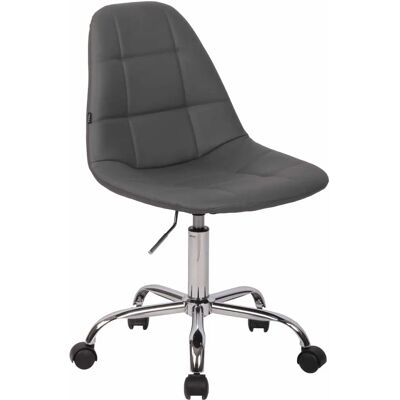 Silla de Oficina CLP Reims - Ajustable, Giratoria, Gris Silla de Oficina CLP Reims - Ajustable, Giratoria, Gris
