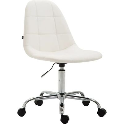 Silla de Oficina Reims - Giratoria Ajustable Moderna Blanca Silla de Oficina Reims - Giratoria Ajustable Moderna Blanca