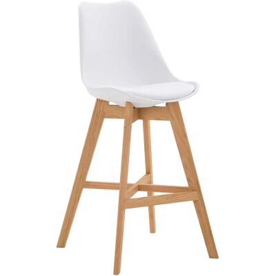 CLP Taburete de Bar de Madera y Plástico - Diseño Moderno - Alta Capacidad CLP Taburete de Bar de Madera y Plástico - Diseño Moderno - Alta Capacidad