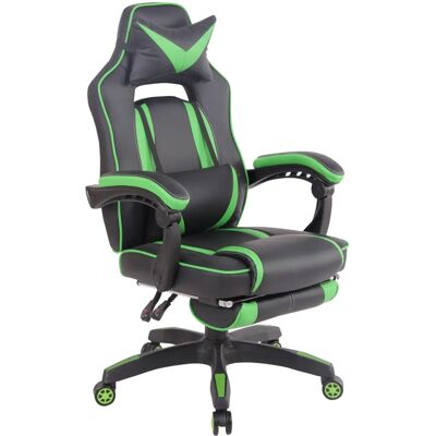 Sedia da Ufficio Ergonomica CLP - Girevole Regolabile - Nero/Verde Sedia da Ufficio Ergonomica CLP - Girevole Regolabile - Nero/Verde