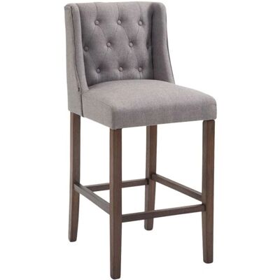 Taburete de Barra CLP Cassandra - Tela y Madera - Diseño Moderno Taburete de Barra CLP Cassandra - Tela y Madera - Diseño Moderno