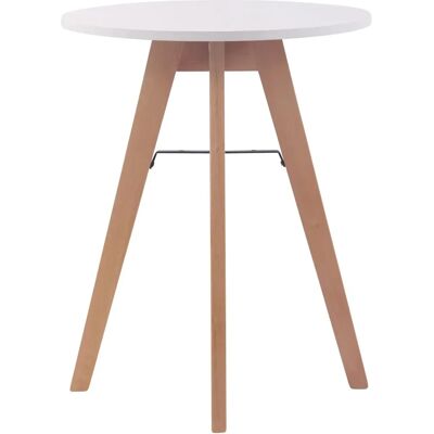 Mesa Blanca Viktor de Pricenet - Superficie MDF estable - Marco de madera de haya - Diseño versátil Mesa Blanca Viktor de Pricenet - Superficie MDF estable - Marco de madera de haya - Diseño versátil