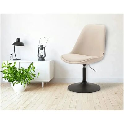 Pricenet Maverick B Creme Stuhl - Modern, Höhenverstellbar, 120kg Max Pricenet Maverick B Creme Stuhl - Modern, Höhenverstellbar, 120kg Max