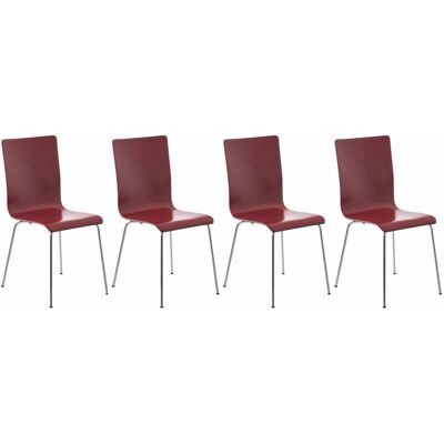 Homestoreking Chaises de Visiteur Modernes Ergonomiques - Lot de 4 - Publicité Homestoreking Chaises de Visiteur Modernes Ergonomiques - Lot de 4 - Publicité