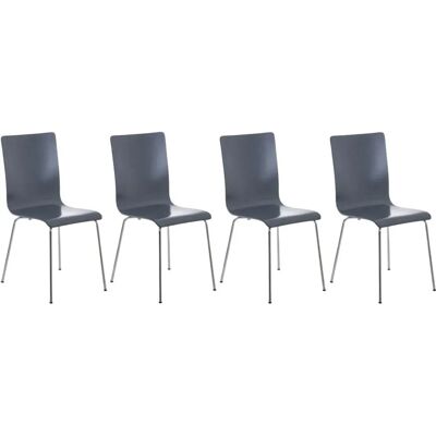 CLP - Set di 4 Sedie da Conferenza Ergonomiche Moderno CLP - Set di 4 Sedie da Conferenza Ergonomiche Moderno