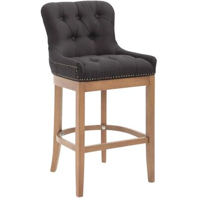 Taburete de bar vintage Lakewood de madera - Diseño Chesterfield Taburete de bar vintage Lakewood de madera - Diseño Chesterfield