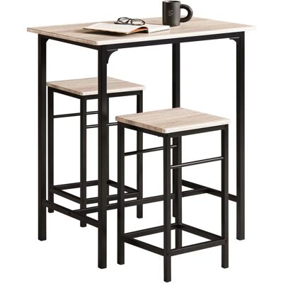 SoBuy OGT10-N Keittiöbaarisetti - MDF, Teräs, 3 kpl SoBuy OGT10-N Keittiöbaarisetti - MDF, Teräs, 3 kpl