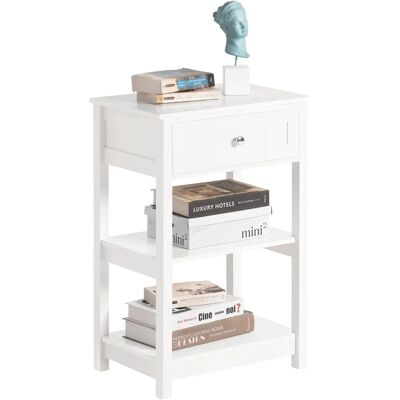 SoBuy FBT46-W Nachttisch - Beistelltisch, Lampentisch, Weiß SoBuy FBT46-W Nachttisch - Beistelltisch, Lampentisch, Weiß