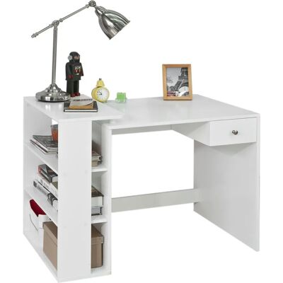 SoBuy FWT35-W Scrivania Bianca - Ufficio e Casa SoBuy FWT35-W Scrivania Bianca - Ufficio e Casa
