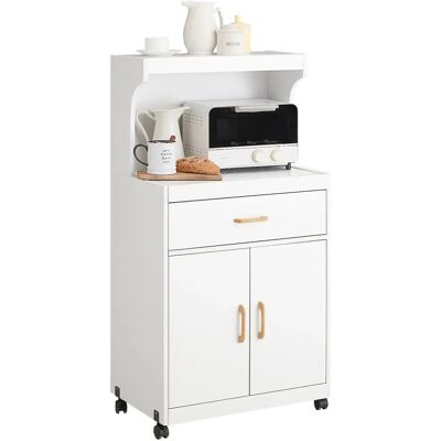 SoBuy FSB12-W Kitchen Storage Cart - White SoBuy FSB12-W Kitchen Storage Cart - White