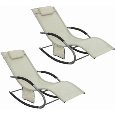 SoBuy OGS28-MIx2 - Garden Sun Lounger Set with 2 Chairs & Bag SoBuy OGS28-MIx2 - Garden Sun Lounger Set with 2 Chairs & Bag
