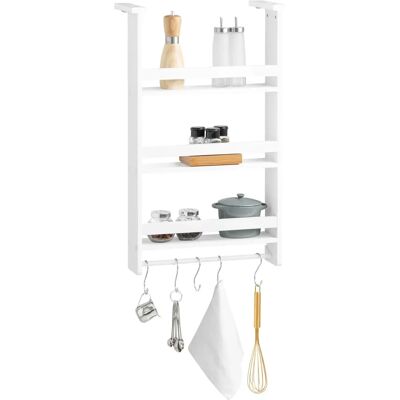 SoBuy Estantería de esquina ahorradora de espacio - Blanco SoBuy Estantería de esquina ahorradora de espacio - Blanco