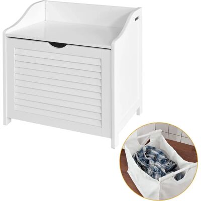 Cesto de ropa blanco SoBuy con saco extraíble - Cesto de ropa Cesto de ropa blanco SoBuy con saco extraíble - Cesto de ropa