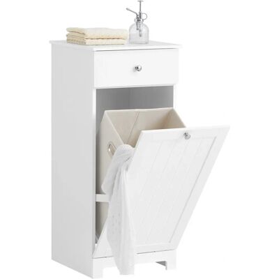 SoBuy BZR21-W Gabinete de almacenamiento de baño blanco con cajón SoBuy BZR21-W Gabinete de almacenamiento de baño blanco con cajón