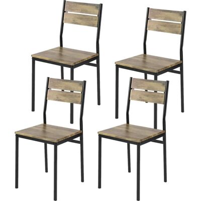 SoBuy FST72-Nx4 Vintage Juomatarjottimet - 4 kpl SoBuy FST72-Nx4 Vintage Juomatarjottimet - 4 kpl