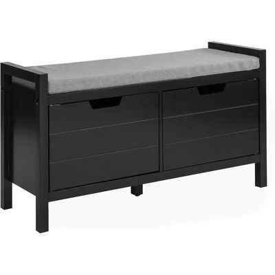 SoBuy FSR63-SCH Organisateur de chaussures - Banc de rangement MDF compact et moderne - Publicité SoBuy FSR63-SCH Organisateur de chaussures - Banc de rangement MDF compact et moderne - Publicité