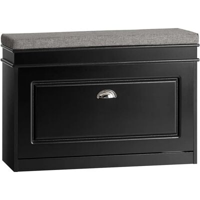 SoBuy FSR82-L-W Banc à chaussures avec coussin - Armoire à chaussures - Publicité SoBuy FSR82-L-W Banc à chaussures avec coussin - Armoire à chaussures - Publicité