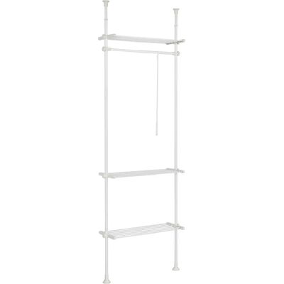 SoBuy KLS07-W Adjustable Wardrobe Organizer Clothes Shelf System - Clothing Hanger SoBuy KLS07-W Adjustable Wardrobe Organizer Clothes Shelf System - Clothing Hanger
