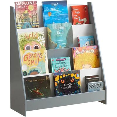 SoBuy Kinder Aufbewahrungsschrank - Grau - Kinder Buchregal SoBuy Kinder Aufbewahrungsschrank - Grau - Kinder Buchregal