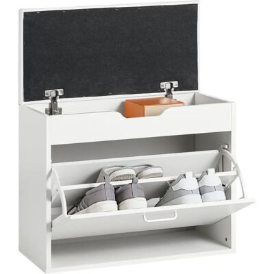Organisateur de Chaussures SoBuy FSR95-W avec Siège Pliable - Rangement - Publicité Organisateur de Chaussures SoBuy FSR95-W avec Siège Pliable - Rangement - Publicité