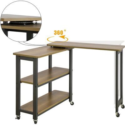 SoBuy FWT83-PF Drehbarer Beistelltisch - Beistelltisch SoBuy FWT83-PF Drehbarer Beistelltisch - Beistelltisch
