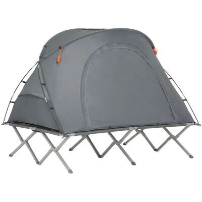 SoBuy Camping Zeltbett - Grau - 300kg Tragkraft SoBuy Camping Zeltbett - Grau - 300kg Tragkraft